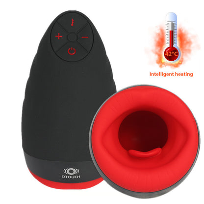 Male Vibration Automatic Heating Oral  Airplane Cup