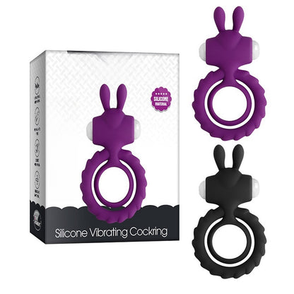 Men Silicon Vibration Toys Rabbit Ring